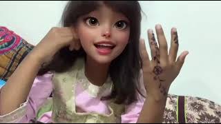 Henna time 👀👐🌈|Uswa Hassan|vlogs