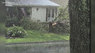 Pop up storms brought down trees and limbs in Poquoson