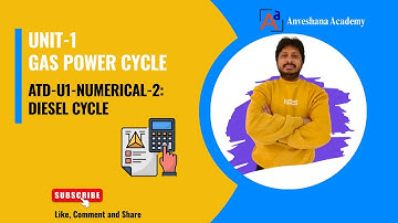 26. ATD-U1-Numerical-2: Diesel Cycle