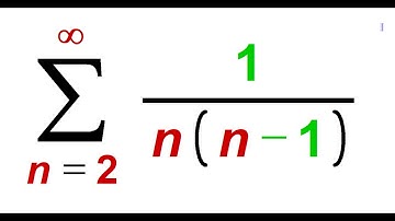 Sum of infinite series 1/[n(n-1)]