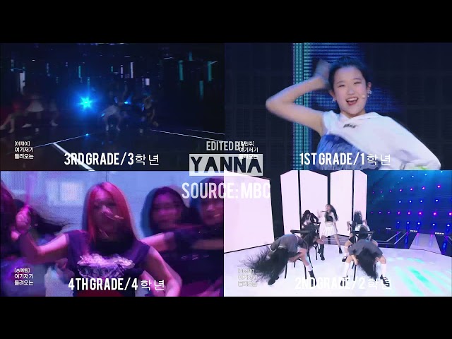 방과후 설렘 (TeenageGirls) - Same Same Different (ALL GRADES MASHUP) class=