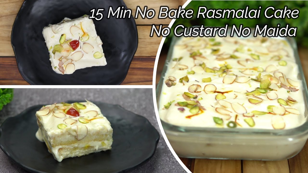 केवल आटे से 15 मिनट No Bake जबरदस्त रसमलाई केक15 Minutes Dessert JUGAD BAKING  Seema's Smart Kitchen