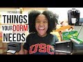 What to BRING to COLLEGE! BEST DORM CHECKLIST FOR FRESHMAN