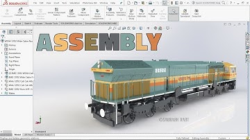 SolidWorks Train Modelling Tutorials - S01 E11: Assembly Of Body [English]