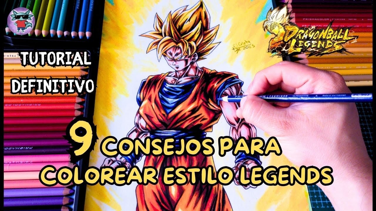 COMO COLOREAR AL ESTILO LEGENDS | TUTORIAL DEFINITIVO | BIEN EXPLICADO | DRAGON BALL LEGENDS