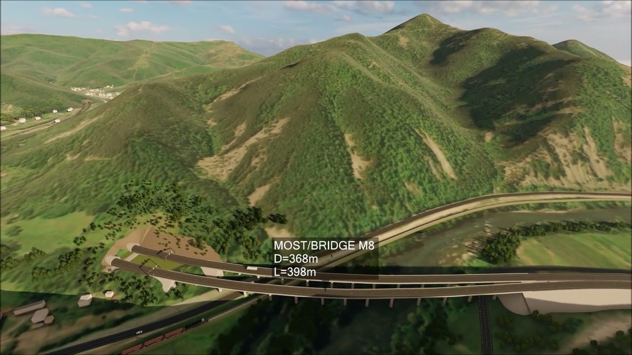 Vizualizacija dionice Ozimice - Poprikuše