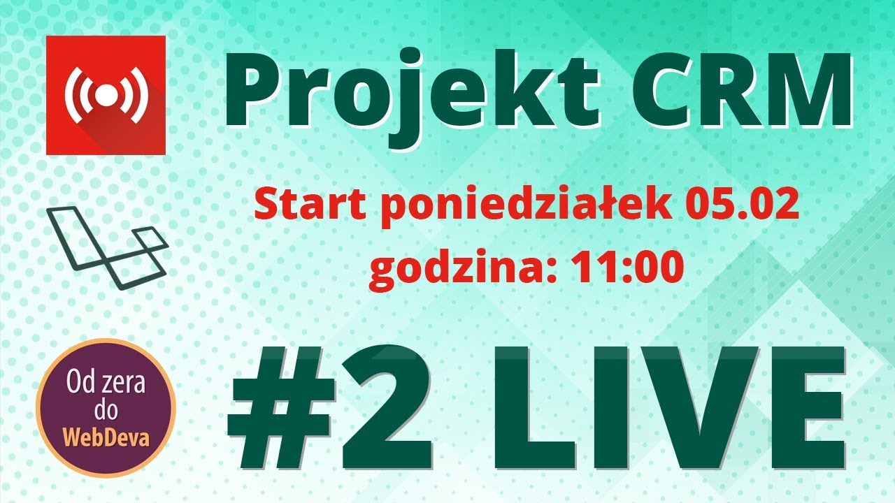 Laravel repository cd. Projekt CRM - live 2
