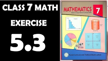 Exercise 5.3,  chapter 5, Data Management, Class 7 Maths, gs academy, mathematics,7th math