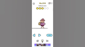 brain out level 213/Collect coins?