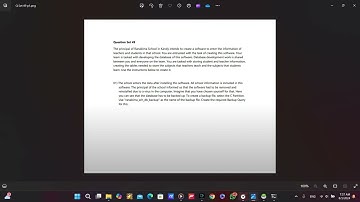 DBMS 01 Question Set 49 | 1st Year | Java Institute | Dulana Navodya
