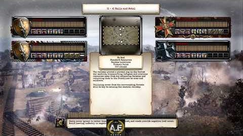 CoH2 2v2 elite smash-up: Jove/VonAsten vs. CreativeName/ Seeking. Rails, blood, and metal.