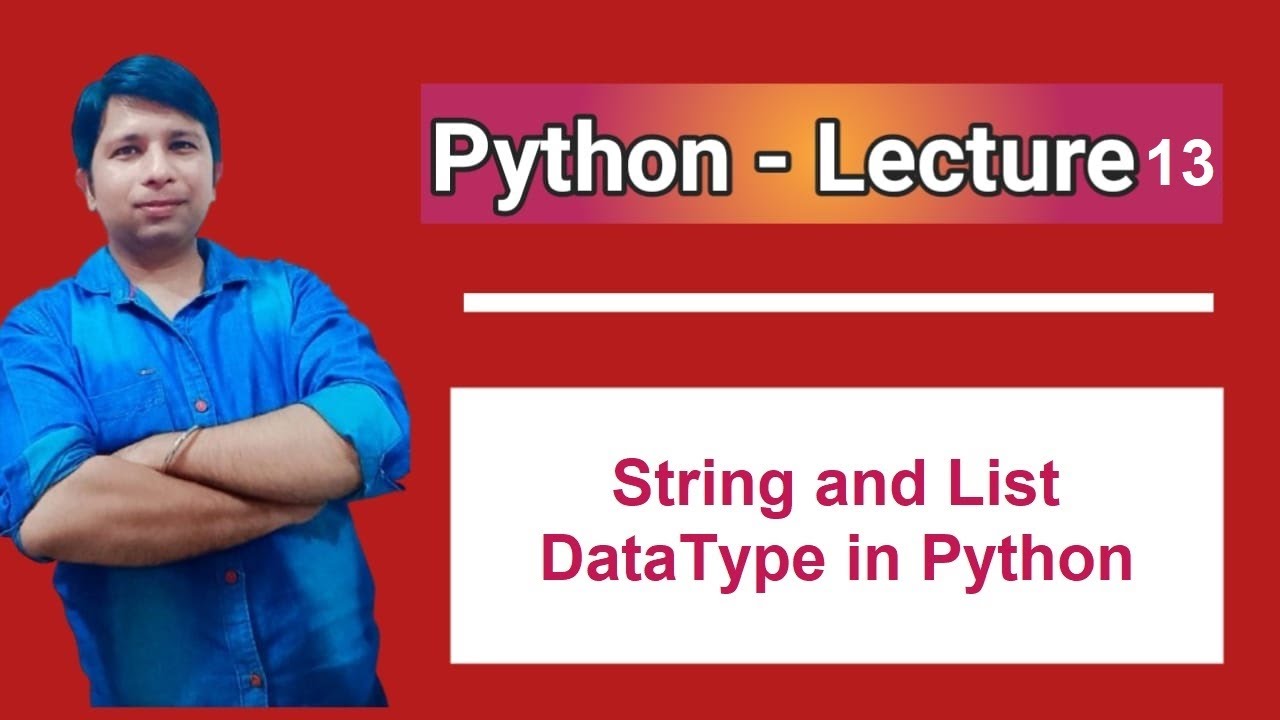 String Datatype and List Datatype in Python Programming | Examples ...