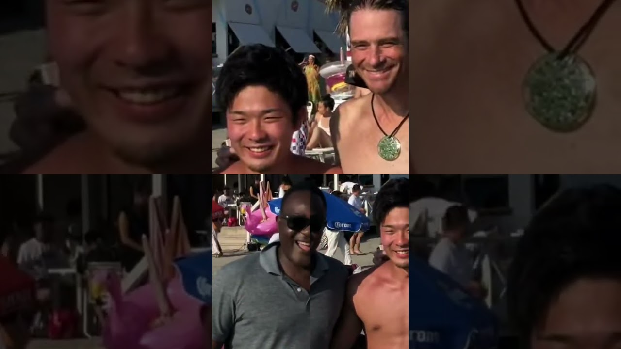 エリック、セイン、アドゴニーが13年ぶりに逗子海岸で再会！