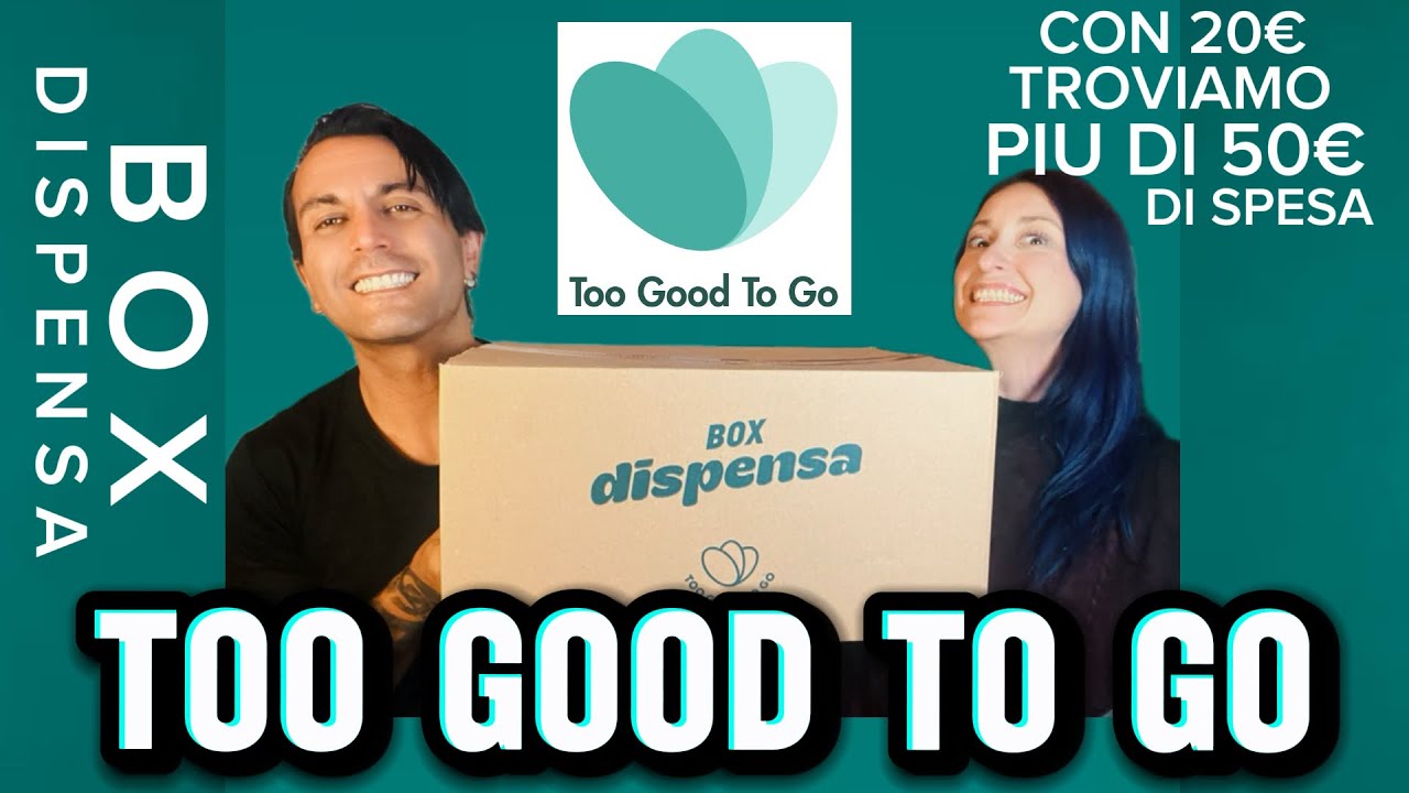 TOO GOOD TO GO box dispensa di NATALE troviamo più di 50€ di spesa