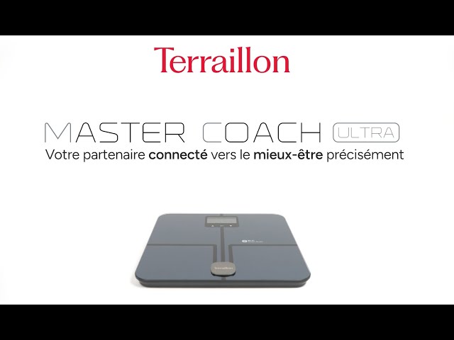 Terraillon Pèse personne connecté Master coach anthracite pas cher