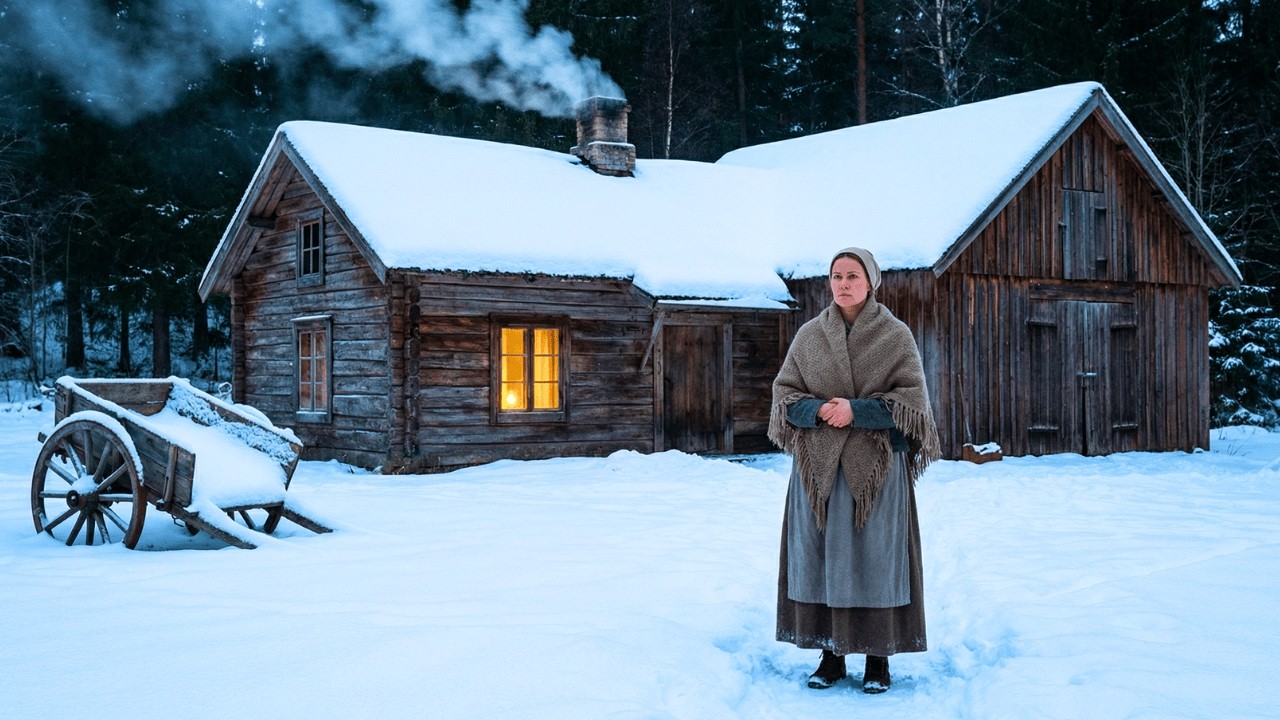 Cómo Construyó su Cabaña Conectada al Granero y los mantuvo Vivos durante inviernos de 7 Meses