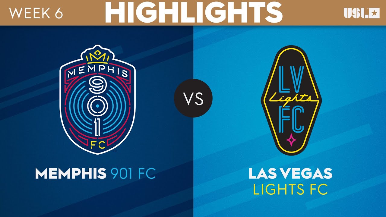 4.15.2023 Memphis 901 FC vs. Las Vegas Lights FC Game Highlights