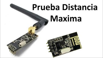 ✅  Distancia Máxima con NRF24l01 - Arduino, Prueba real sobre la Ciudad