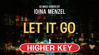 Let It Go (Karaoke Higher Key) - Idina Menzel