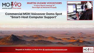 Commercial Moh Voiceover Narration Demo Spot, Smart Host Computer Support, By Martin Oldani Vo