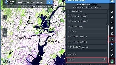 Land Viewer - descarga de imágenes de satélite y cálculo de índices