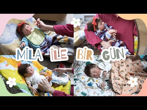 REBORN BEBEK MİLA'NIN BİR GÜNÜ 🐣 ÜSTÜNE SÜT DÖKÜLDÜ ! MİLA İLE GÜNLÜK RUTİN - A DAY WITH REBORN BABY