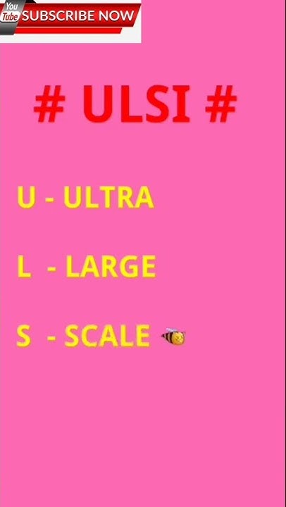 FULL FORM OF ULSI 🖥💻📝 ️⚡💯👍#shorts #trending #PRX 👊# - YouTube