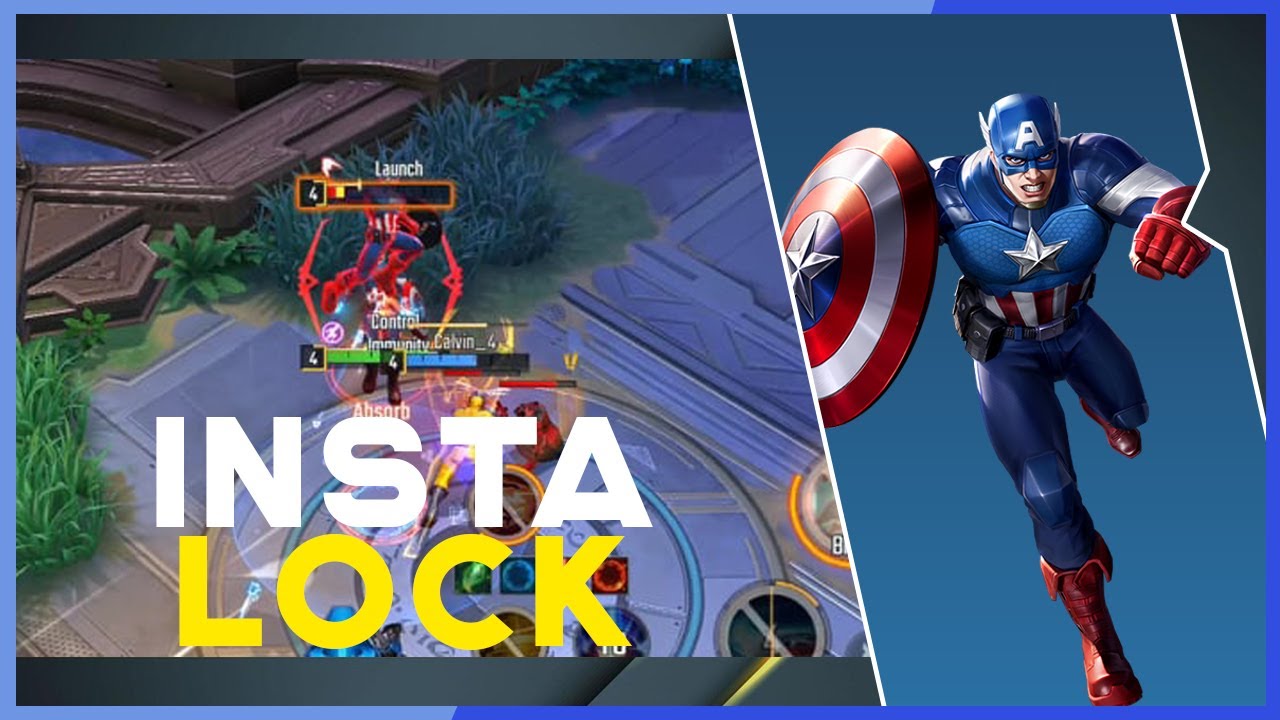 Lock Your Enemies With Captain America | Marvel Super War