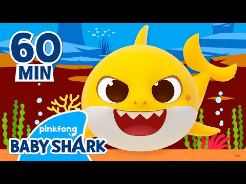 Baby Shark Dinosaur, Animal, Toy - All Sharks!, +Compilation, Doo Doo  1hour, Baby Shark Of