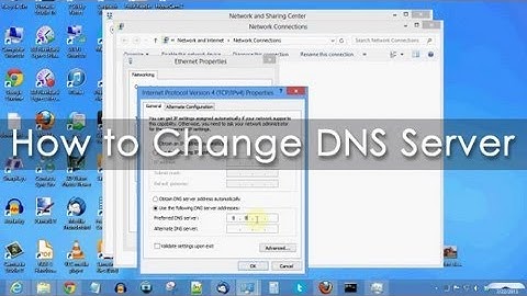 How to Manually Change DNS Server On Windows 7  / 8 & Mac OS X Computers