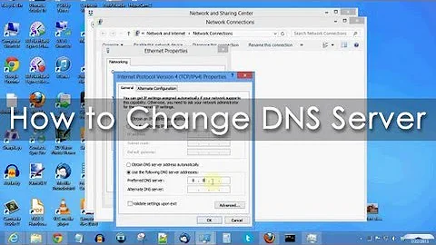 How to Manually Change DNS Server On Windows 7  / 8 & Mac OS X Computers