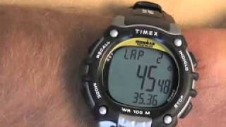 Timex Ironman: Using Laps & Splits Functions screenshot 2