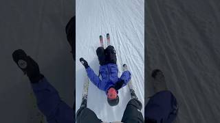 Thumbnail for I had to try this ski trend with my brother…. #shorts
