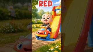 Baby Learns Colors While Sliding | Cute 3D Baby Animation for Kids #kidslearning .