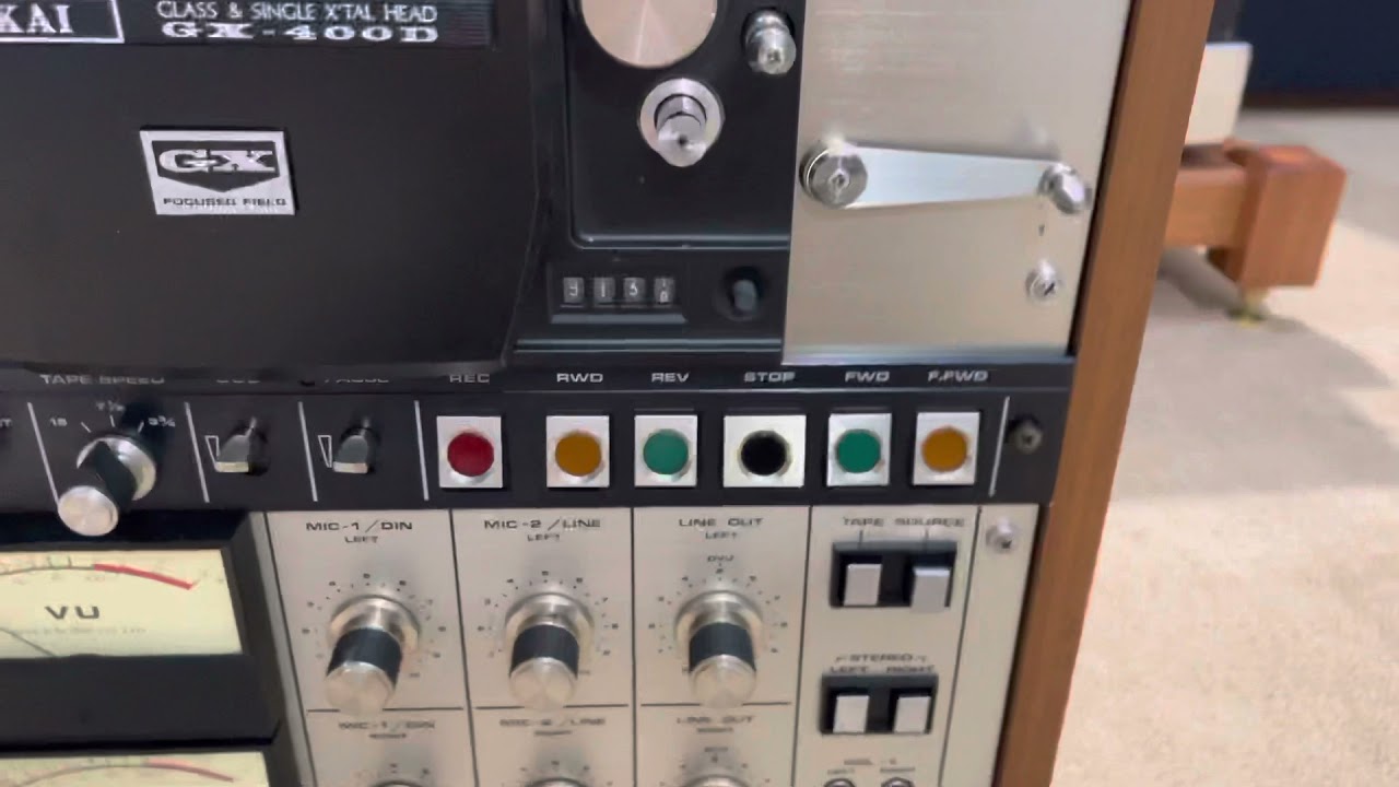 Akai GX400D rất đẹp chạy 2 chiều,4trak GiangNguyen 0938212526