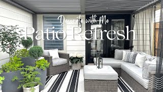 Spring Patio Refresh|Decorate with Me|Outdoor Decorating Ideas