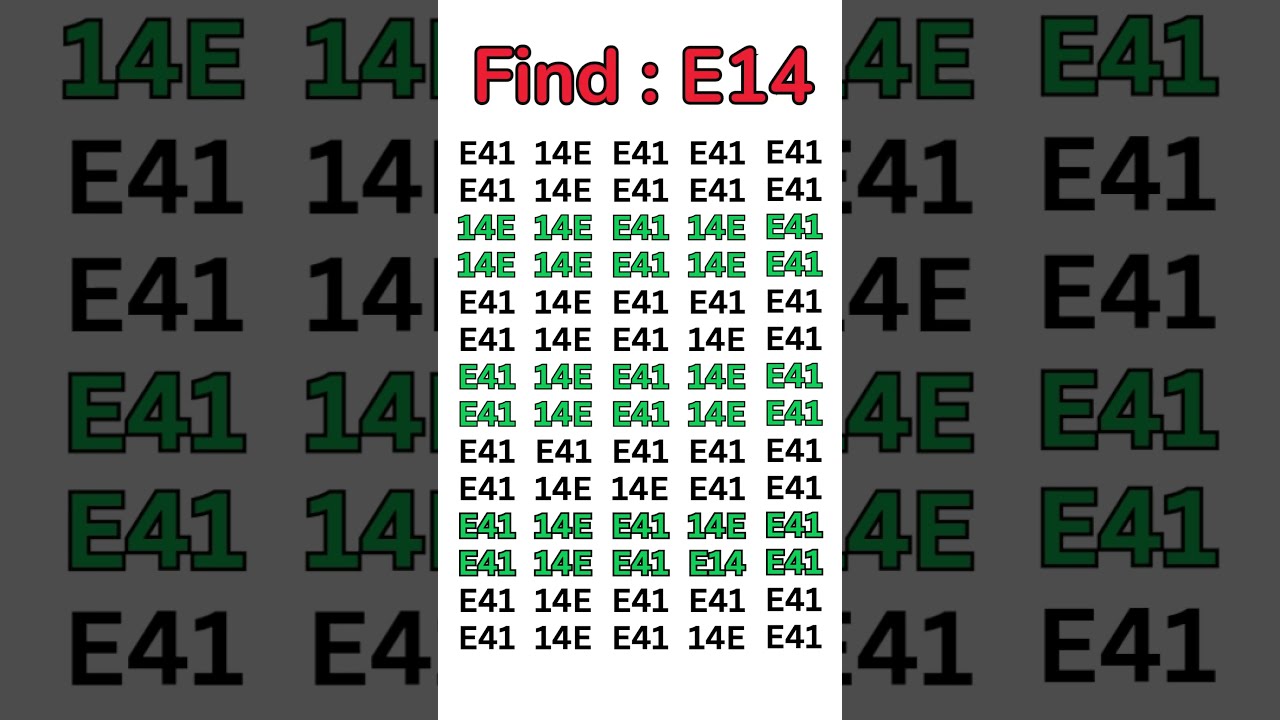 Are You Genius Try This Focus Test 8 Find Spot Puzzle Games
