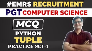 Python Tuple MCQ | EMRS PGT Computer Science Preparation | Python IMP Question | EMRS Computer Paper