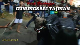 Mberot Di Sesi Awal Sudah Bikin Ngeri || Kirab Bantengan Gunungsari Tajinan 2023