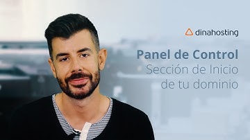 Ayuda dinahosting | Cómo funciona la sección de Inicio de tu dominio