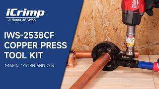 New Copper Pipe Press Tool for 1-1½ ProPress Fittings 🔧 | iCrimp IWS-2538CF