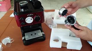 Unboxing Cafetera barista Oster de 19 bares, compatible con cápsulas  Nespresso. - YouTube