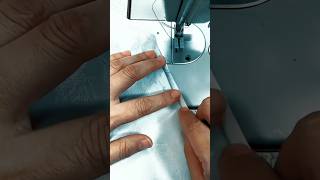 Perfect Curved Hem Finish ✂️ Clean Edge Sewing Trick! #sewing #shorts