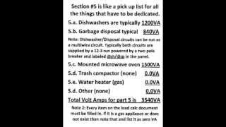 NEC Electrical Code # 8, Home load calculations, # 14 screenshot 4