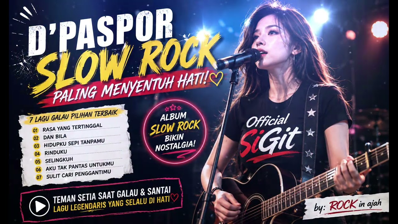 D’PASPOR SLOW ROCK TERBAIK | 7 LAGU GALAU PALING MENYENTUH HATI BIKIN NOSTALGIA