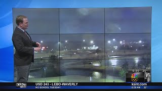 Kyle sees thunder sleet for the first time
