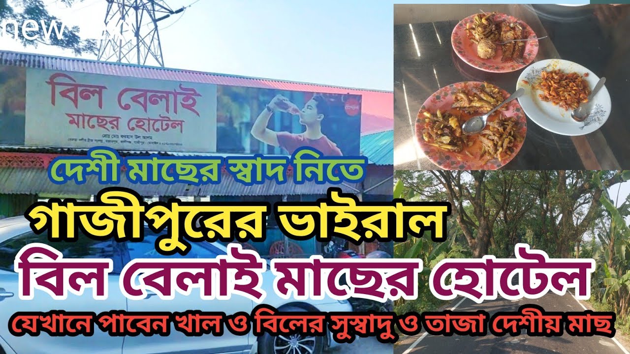 বিল বেলাই মাছের হোটেল, খাল ও বিলের দেশী তাজা মাছ পাবেন যেখানে ।।