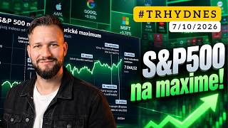S&P500 na MAXIME! Ropa opäť dražie, novinky Google, SpaceX či Samsung #TRHYDNES