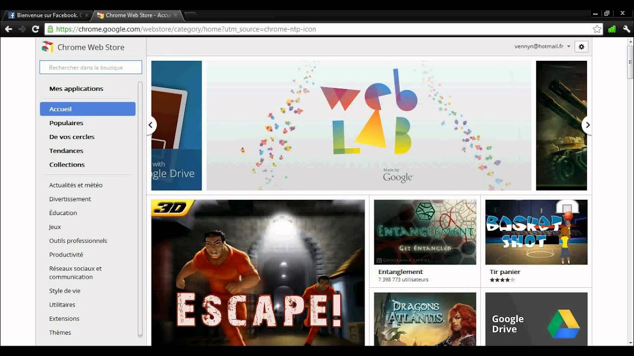 Changer L Apparence De L Accueil Facebook Youtube