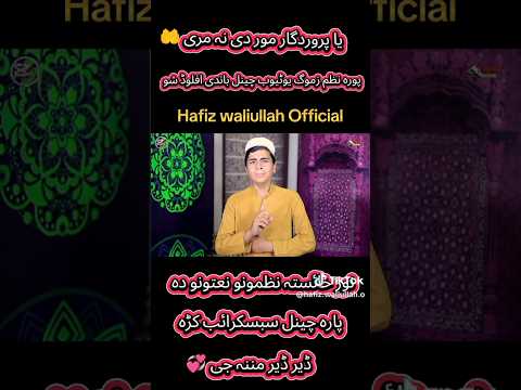 Heart Touching Nazam Mor De Na Mree Hafiz Waliullah Jan Muhammad 2025 
